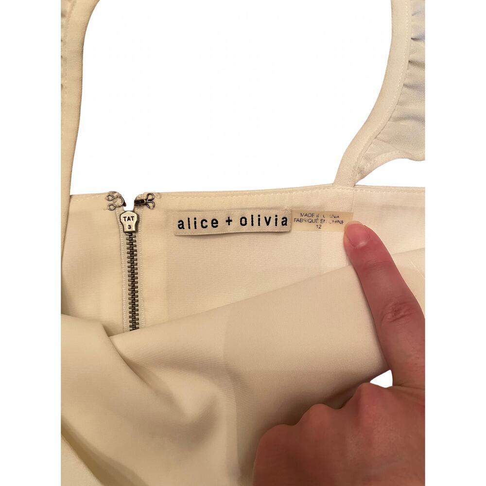 Alice And Olivia Celestia Crop Flutter Sleeveless… - image 7